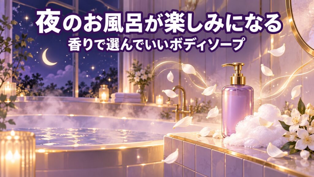 夜のお風呂が楽しみになる。香りで選んでいいボディソープ