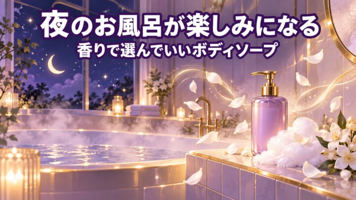 夜のお風呂が楽しみになる。香りで選んでいいボディソープ
